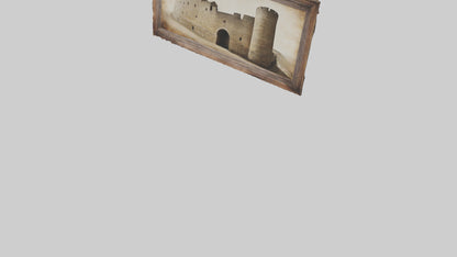 3D model Historical Wall Art Prints VR / AR / low-poly