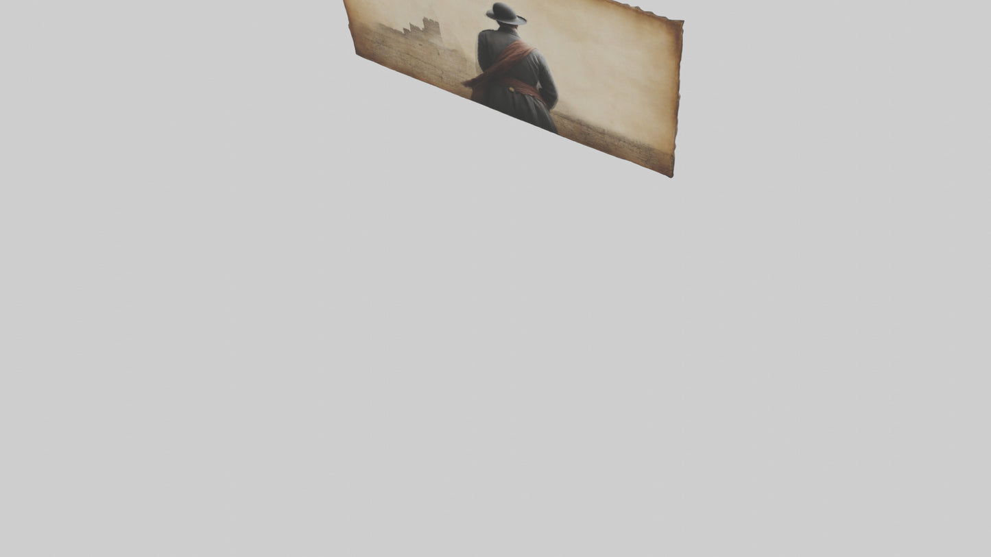 3D model Historical Wall Art Prints VR / AR / low-poly