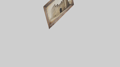 3D model Historical Wall Art Prints VR / AR / low-poly
