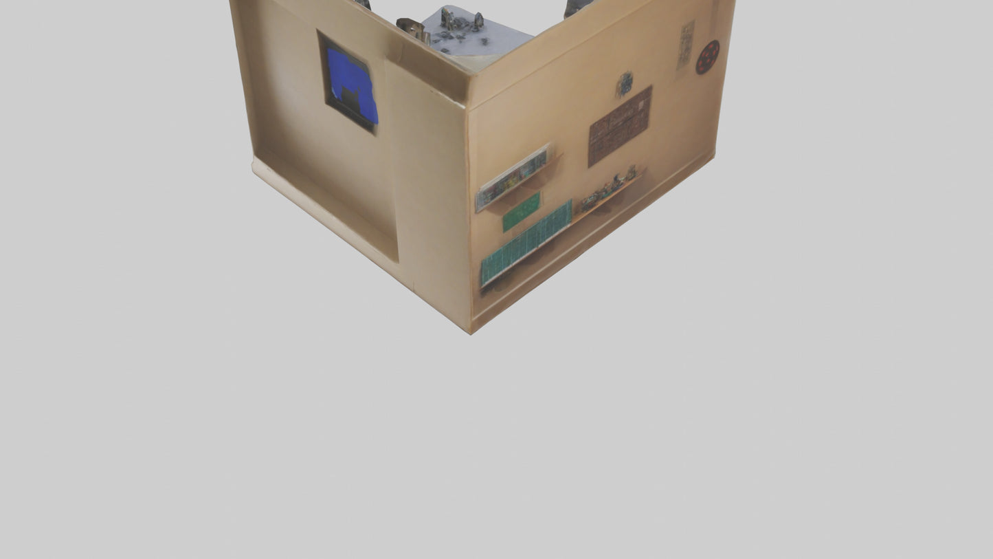 3D model Hobby Room VR / AR / low-poly