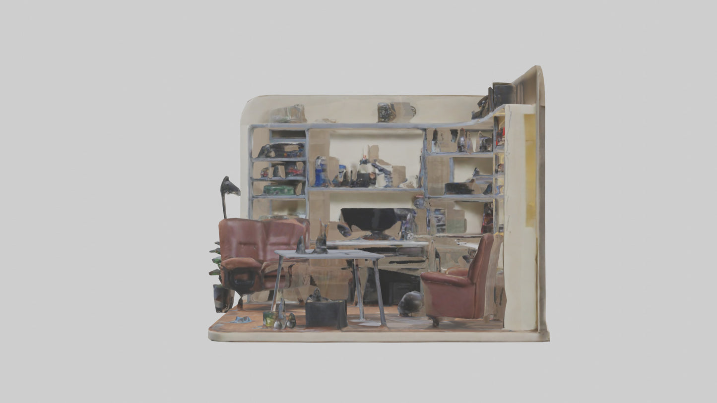 3D model Hobby Room VR / AR / low-poly