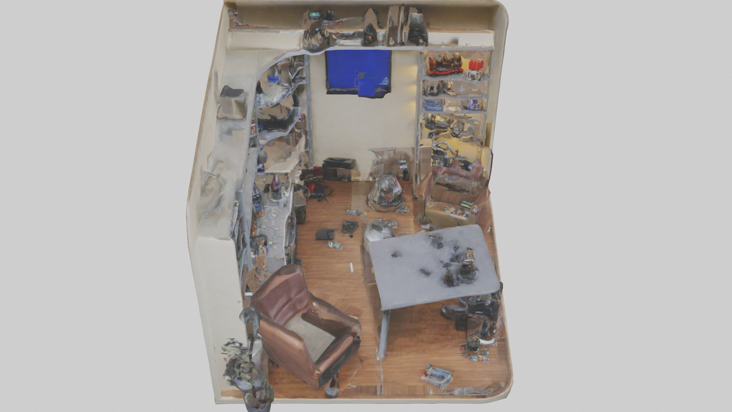 3D model Hobby Room VR / AR / low-poly