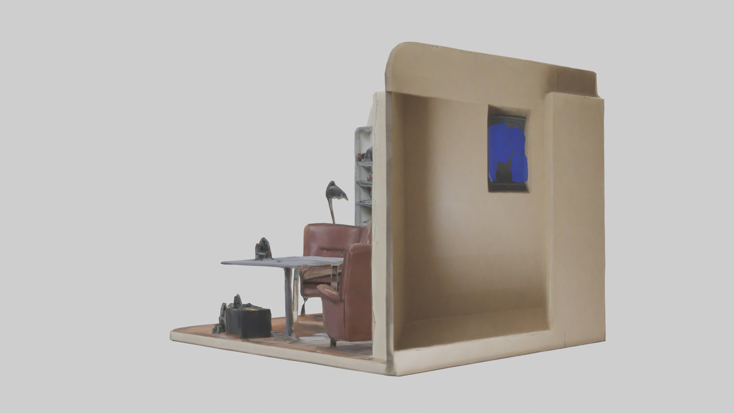 3D model Hobby Room VR / AR / low-poly