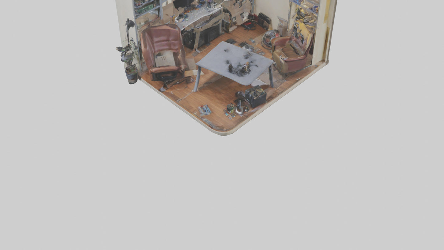 3D model Hobby Room VR / AR / low-poly