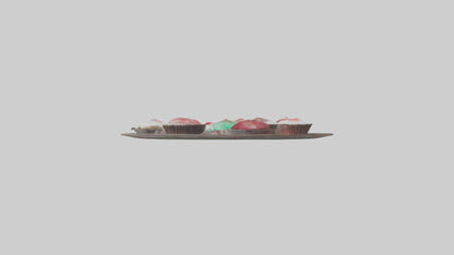 3D model Holiday Dessert Table model VR / AR / low-poly