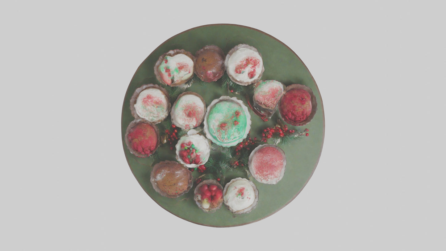 3D model Holiday Dessert Table model VR / AR / low-poly