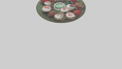 3D model Holiday Dessert Table model VR / AR / low-poly