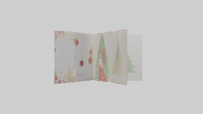 3D model Holiday Greeting Cards model VR / AR / low-poly