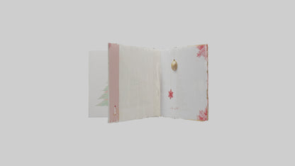 3D model Holiday Greeting Cards model VR / AR / low-poly