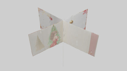 3D model Holiday Greeting Cards model VR / AR / low-poly