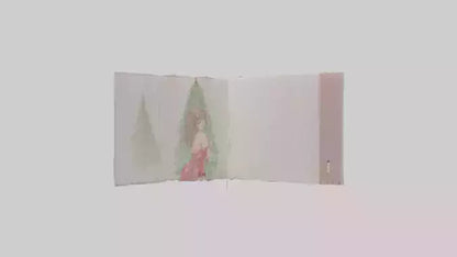 3D model Holiday Greeting Cards model VR / AR / low-poly