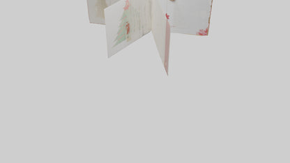 3D model Holiday Greeting Cards model VR / AR / low-poly