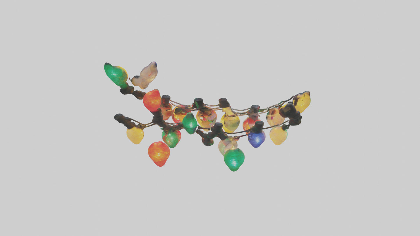 3D model Holiday Lights model VR / AR / low-poly