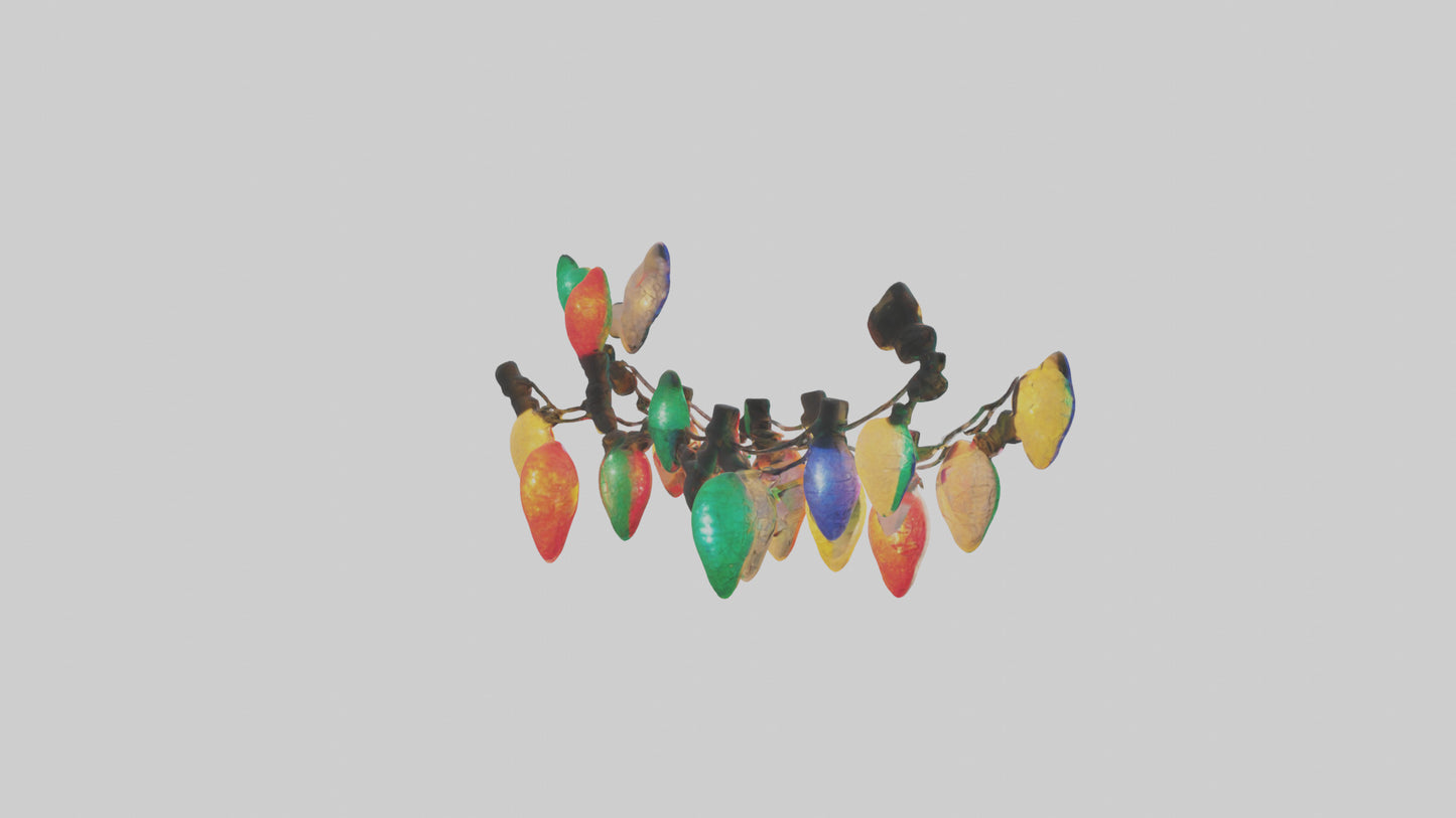 3D model Holiday Lights model VR / AR / low-poly