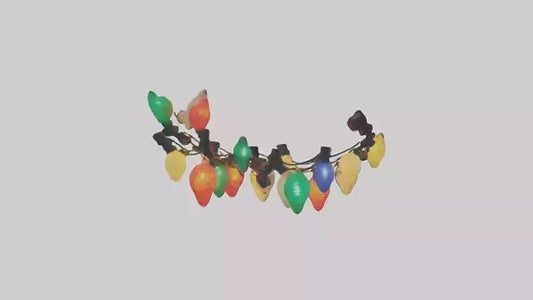 3D model Holiday Lights model VR / AR / low-poly