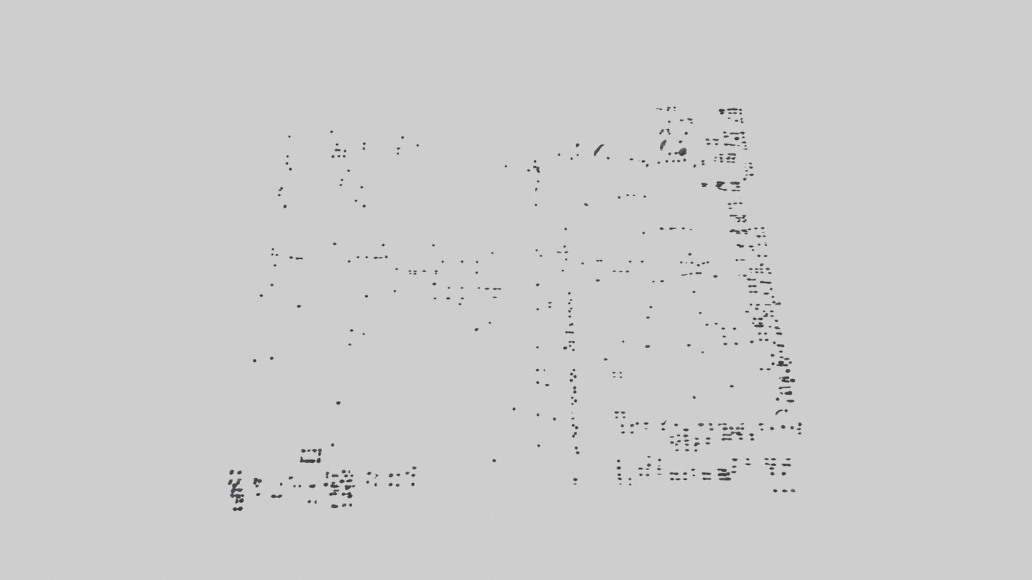 3D model Holiday Snowfall model VR / AR / low-poly