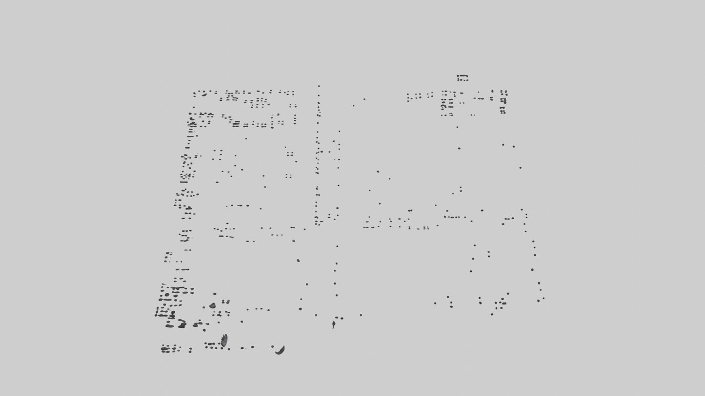 3D model Holiday Snowfall model VR / AR / low-poly