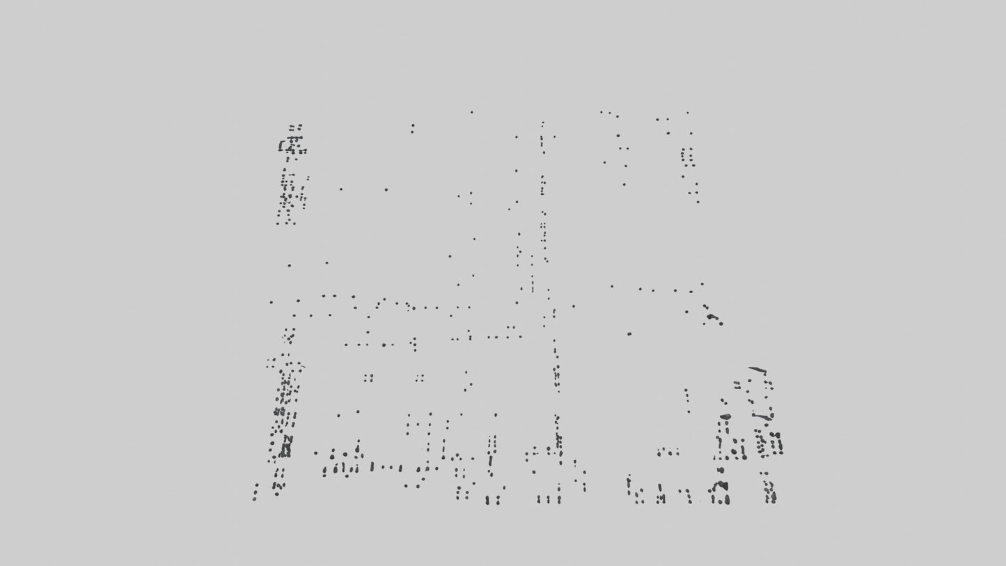 3D model Holiday Snowfall model VR / AR / low-poly