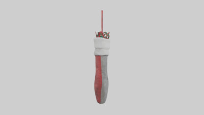 3D model Holiday Stocking model VR / AR / low-poly