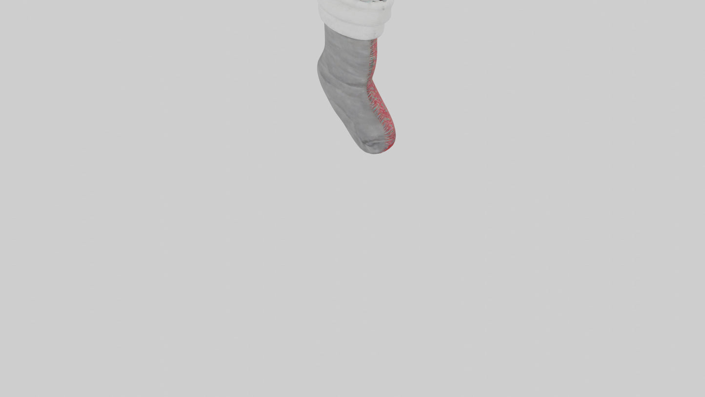 3D model Holiday Stocking model VR / AR / low-poly