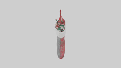 3D model Holiday Stocking model VR / AR / low-poly