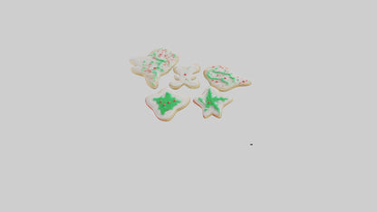 3D model Holiday Sugar Cookies model VR / AR / low-poly