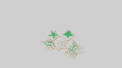 3D model Holiday Sugar Cookies model VR / AR / low-poly