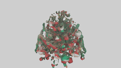 3D model Holiday Tree Decorations model VR / AR / low-poly