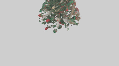 3D model Holiday Tree Decorations model VR / AR / low-poly