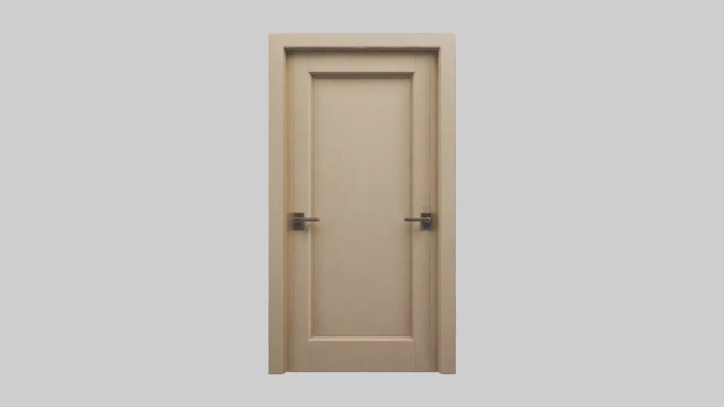 3D model Hollow core door model VR / AR / low-poly