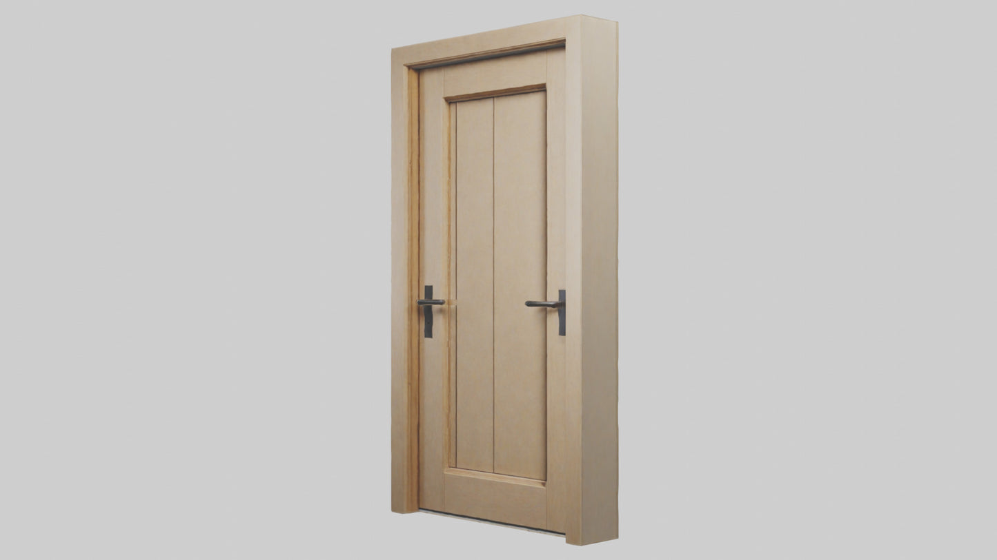 3D model Hollow core door model VR / AR / low-poly