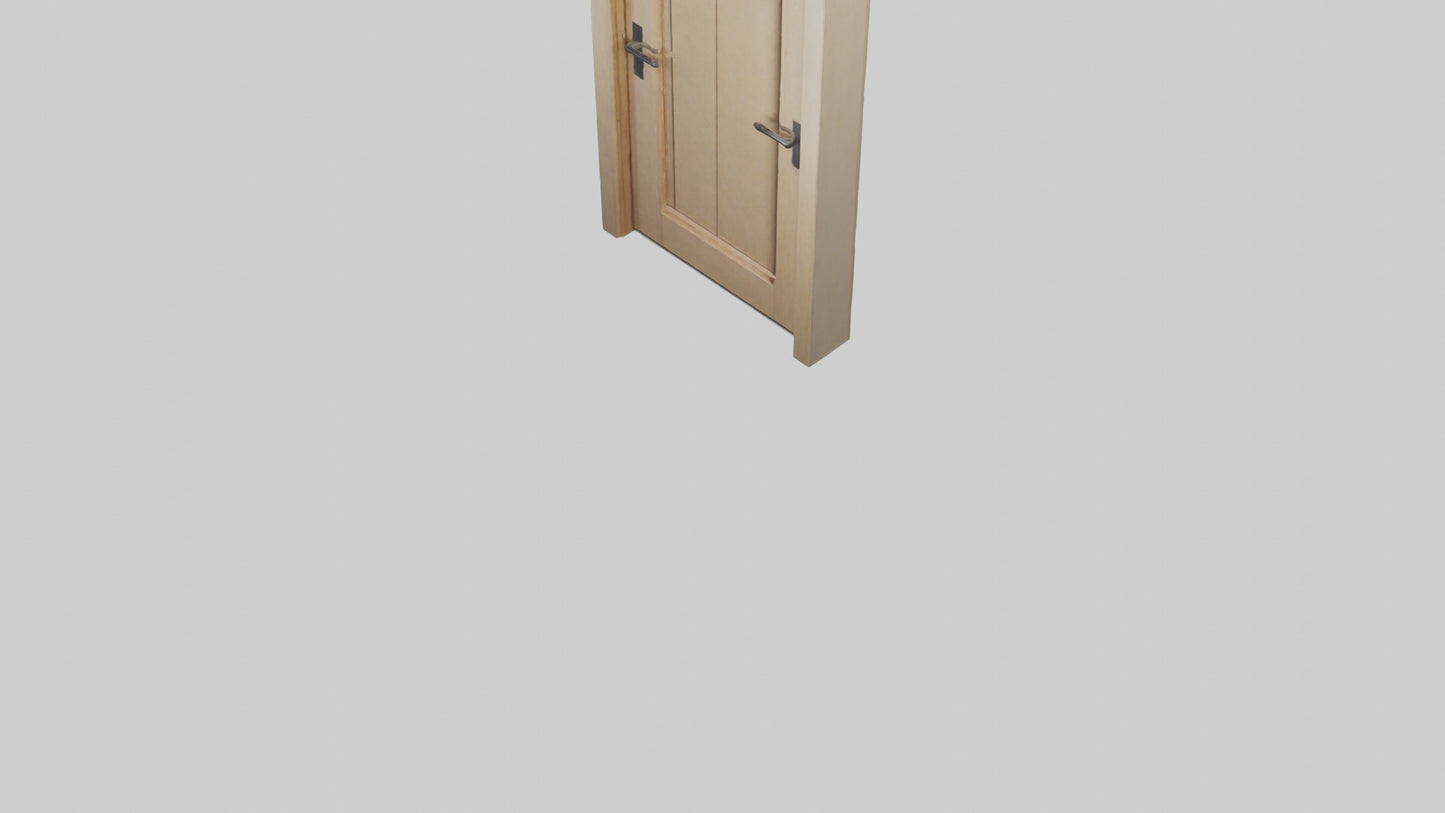 3D model Hollow core door model VR / AR / low-poly