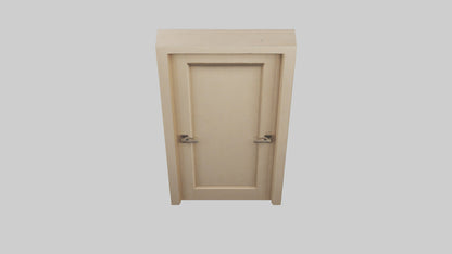 3D model Hollow core door model VR / AR / low-poly