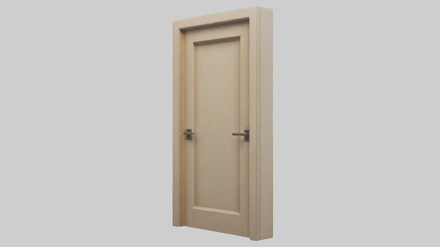 3D model Hollow core door model VR / AR / low-poly