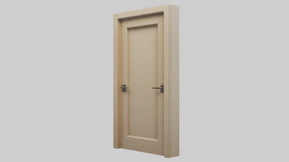 3D model Hollow core door model VR / AR / low-poly