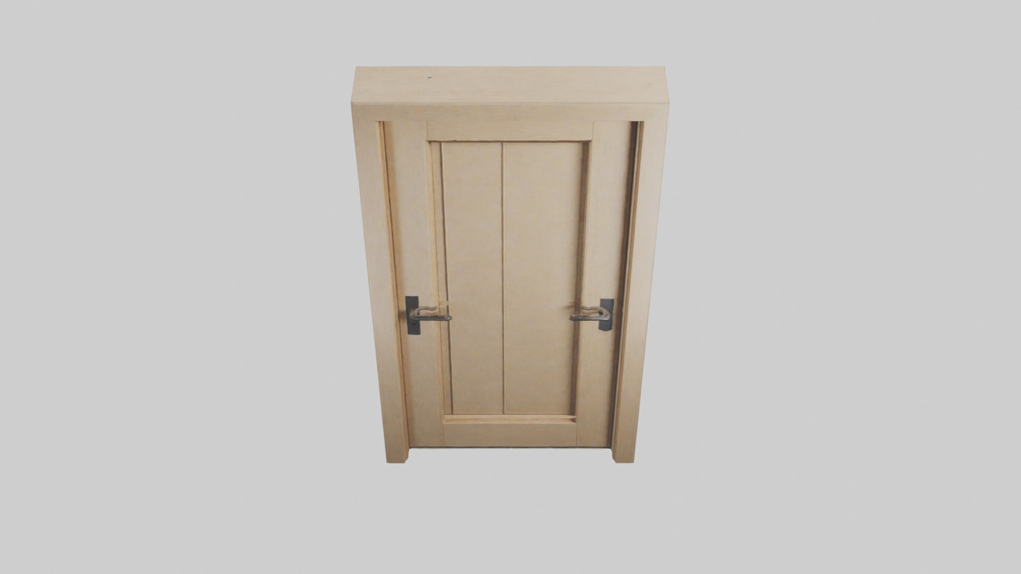 3D model Hollow core door model VR / AR / low-poly