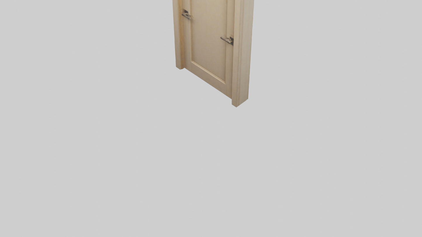 3D model Hollow core door model VR / AR / low-poly