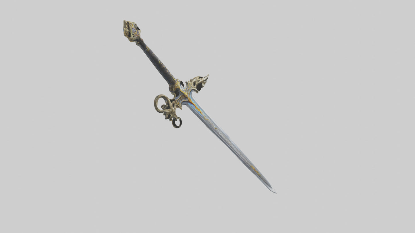 3D model Holy Sword model VR / AR / low-poly