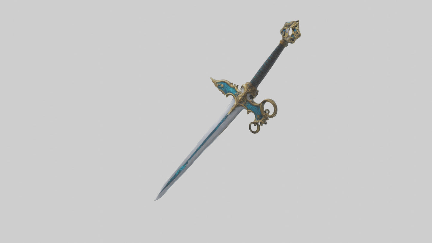 3D model Holy Sword model VR / AR / low-poly