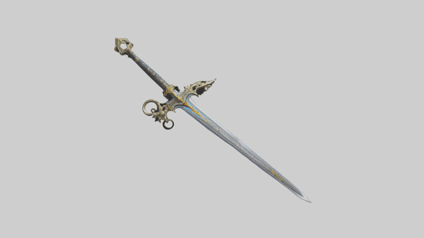 3D model Holy Sword model VR / AR / low-poly