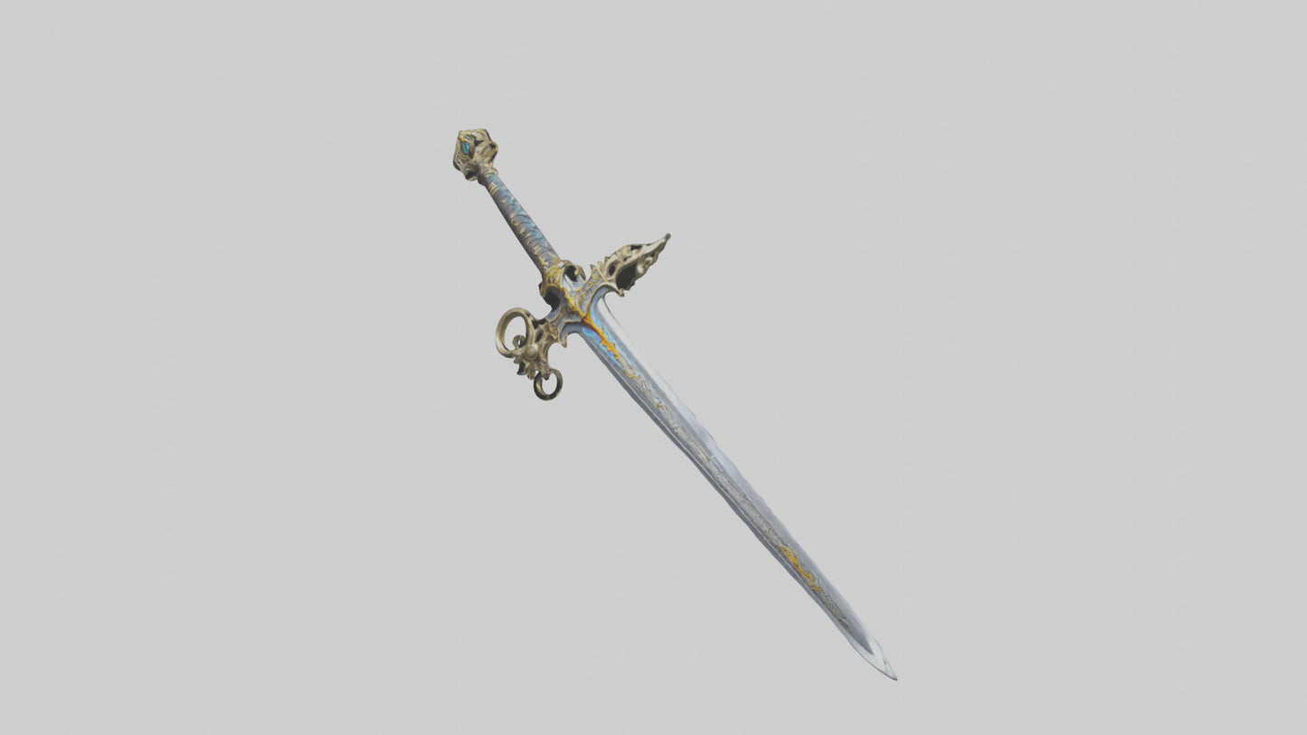 3D model Holy Sword model VR / AR / low-poly