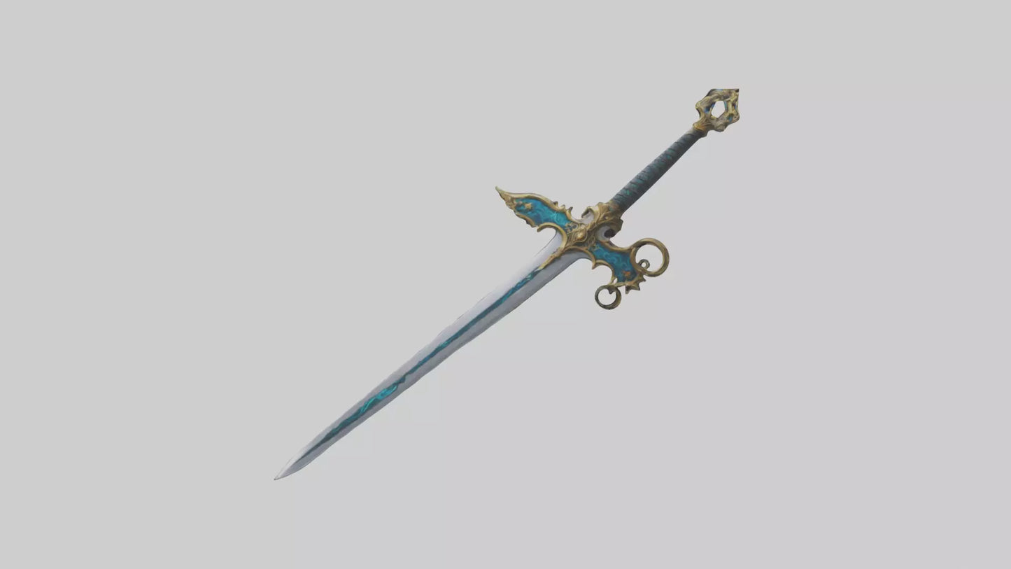 3D model Holy Sword model VR / AR / low-poly