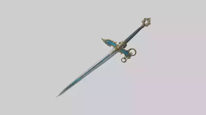 3D model Holy Sword model VR / AR / low-poly