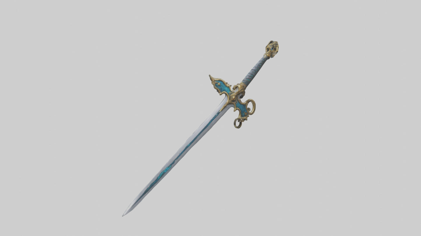 3D model Holy Sword model VR / AR / low-poly