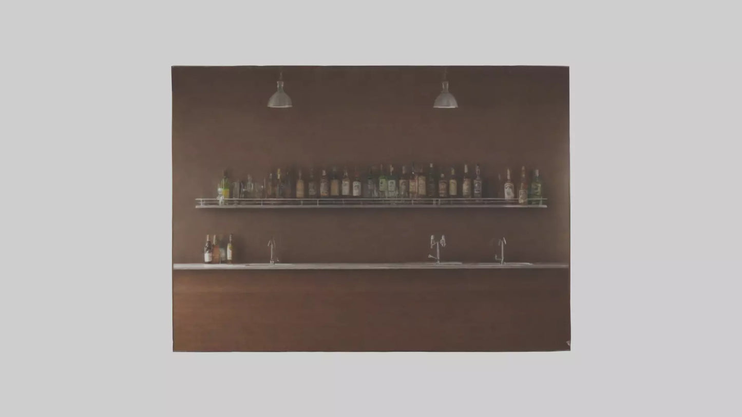 3D model Home Bar VR / AR / low-poly