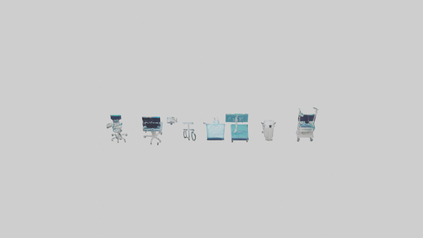 3D model Home Surgery Room VR / AR / low-poly