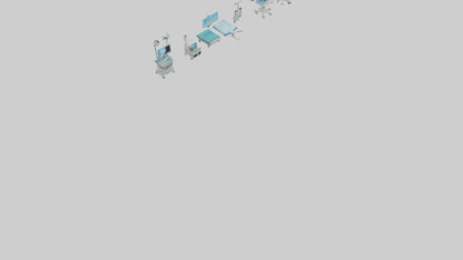 3D model Home Surgery Room VR / AR / low-poly