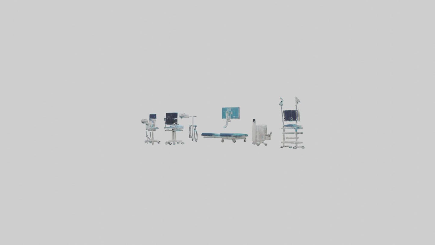 3D model Home Surgery Room VR / AR / low-poly