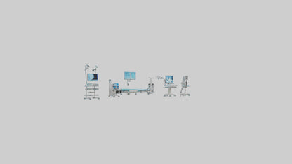 3D model Home Surgery Room VR / AR / low-poly