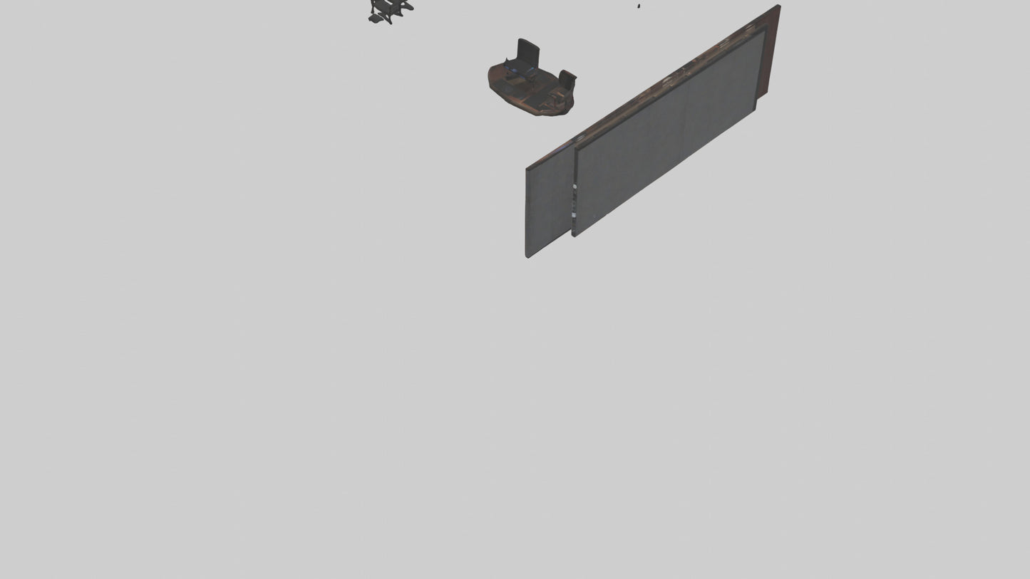 3D model Home Theater Room VR / AR / low-poly